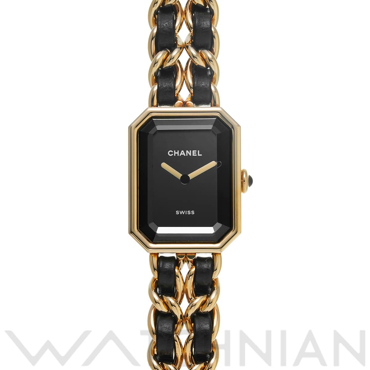 シャネル プルミエール オリジナル エディション H6951 ブラック レディース 時計 【中古】【wristwatch】