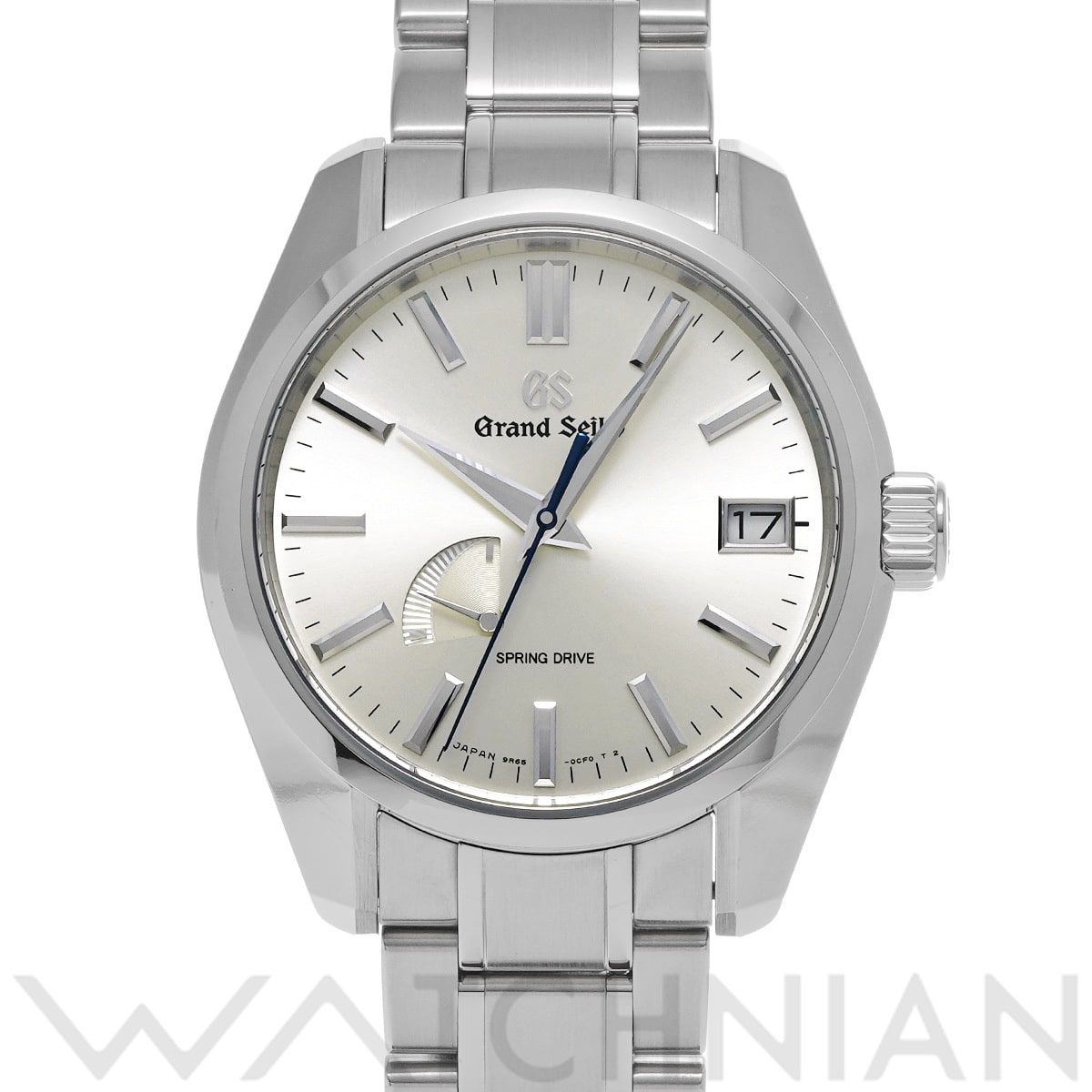 グランドセイコー ヘリテージコレクション スプリングドライブ SBGA373 シルバー メンズ 時計 【中古】【wristwatch】