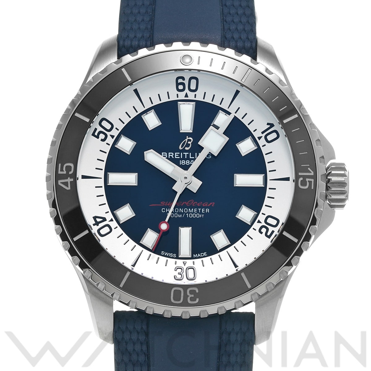 ブライトリング スーパーオーシャン オートマチック 44 A17376211C1A1 ブルー メンズ 時計 【中古】【wristwatch】