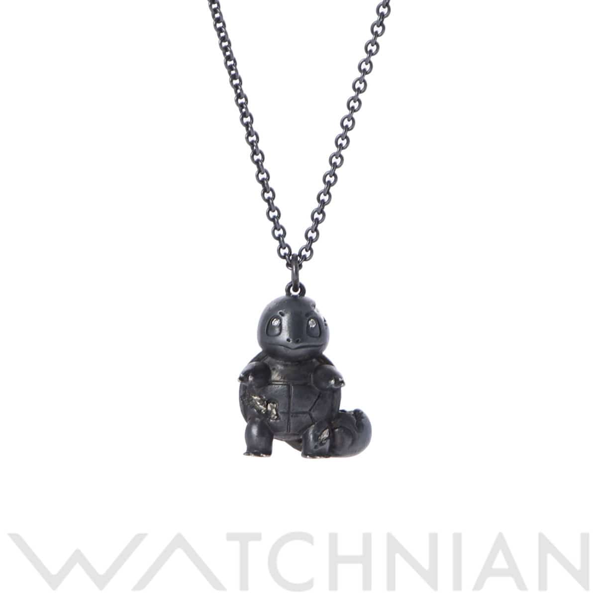 ティファニー ポケモン ゼニガメ ネックレス ブラック シルバー925 レディース ジュエリー 【中古】【jewelry】