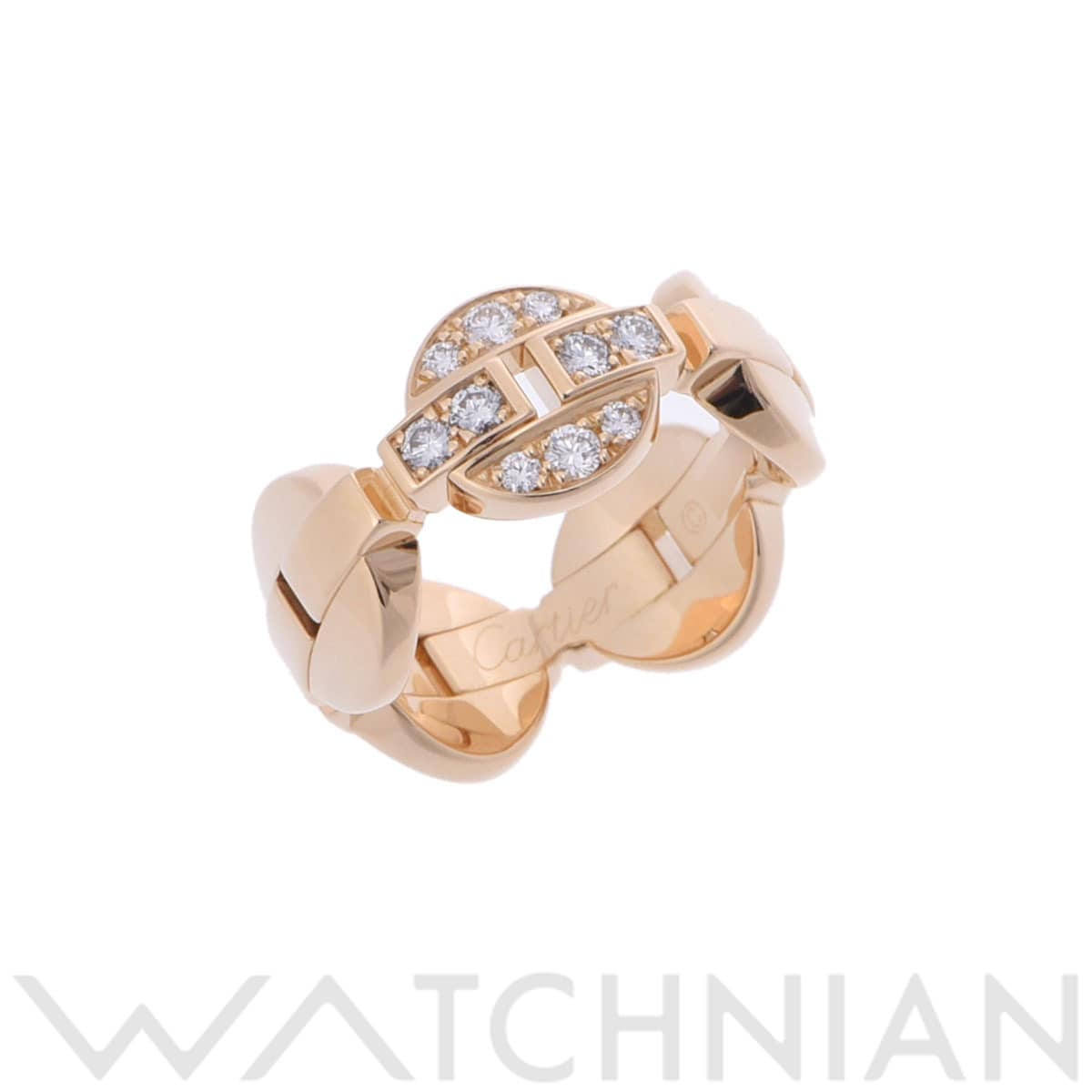 カルティエ イマリアダイヤリング #50 ゴールド K18イエローゴールド YG レディース ジュエリー 【中古】【jewelry】