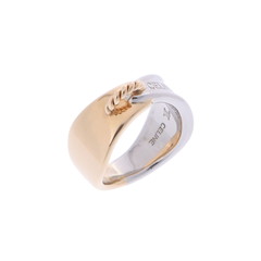 セリーヌ コンビリング ゴールド K18イエローゴールド YG/Pt900プラチナ レディース ジュエリー 【中古】【jewelry】