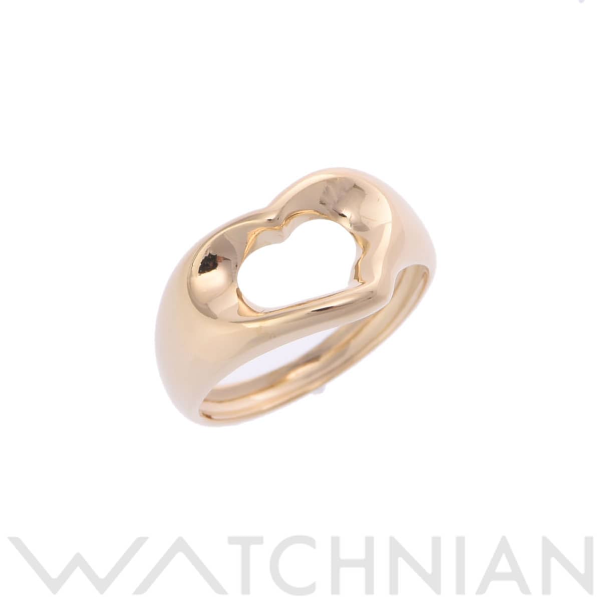 ティファニー オープンハート リング ゴールド K18イエローゴールド YG レディース ジュエリー 【中古】【jewelry】