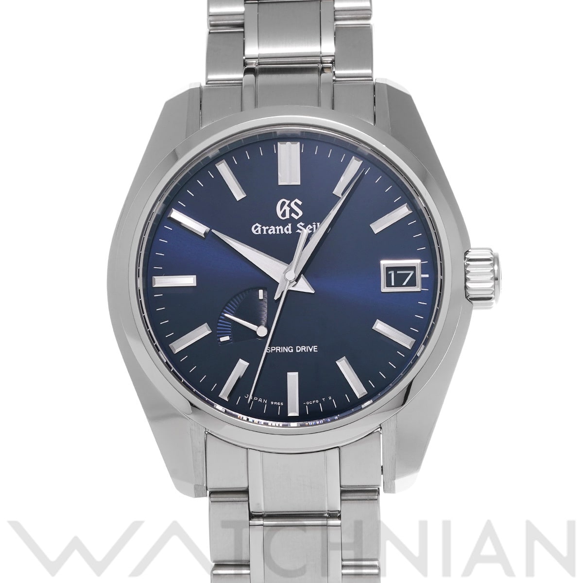 グランドセイコー ヘリテージコレクション スプリングドライブ SBGA375 ミッドナイトブルー メンズ 時計 【中古】【wristwatch】