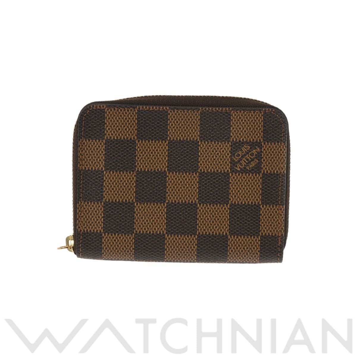 ルイ ヴィトン ダミエ ジッピ―コインパース ブラウン N63070 ダミエキャンバス ユニセックス 財布 【中古】【purse】