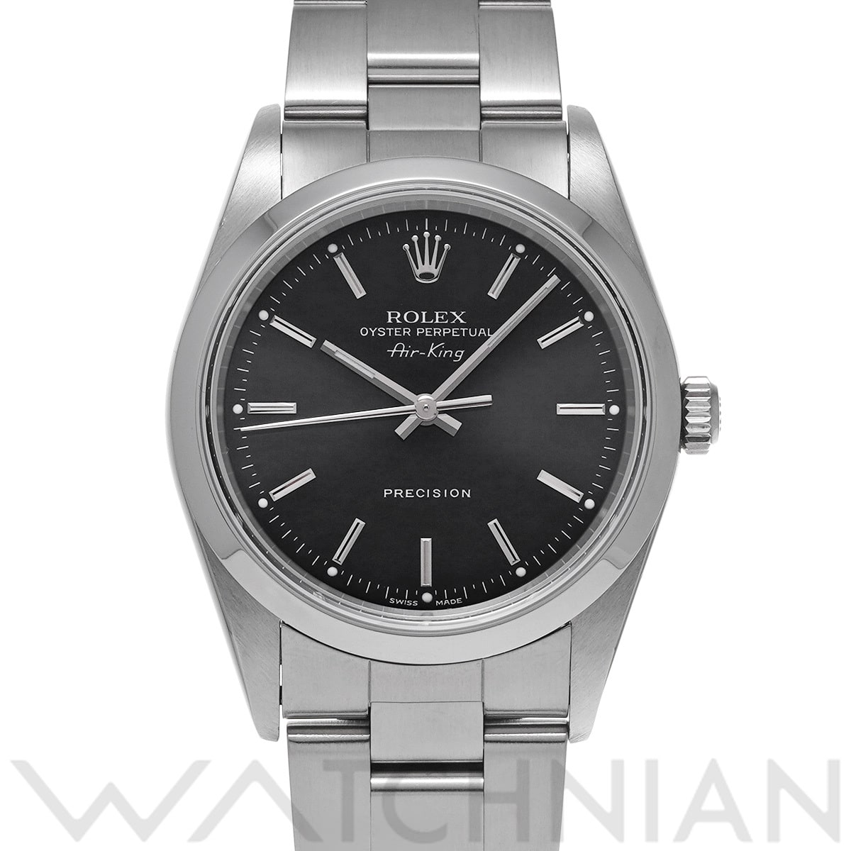 ロレックス エアキング 14000M ブラック メンズ 時計 【中古】【wristwatch】