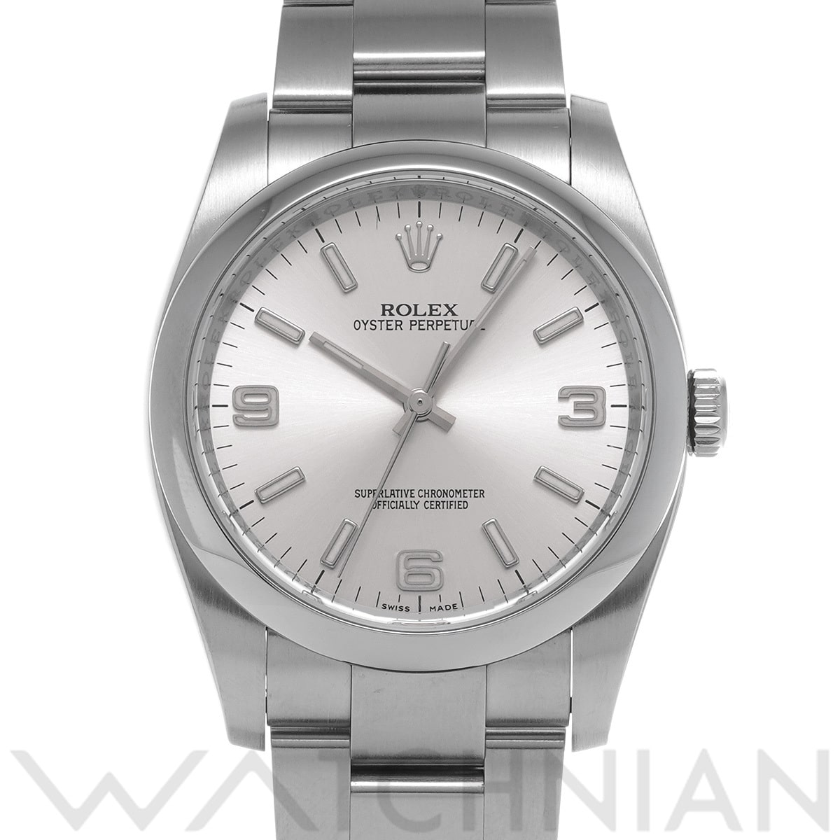 ロレックス オイスターパーペチュアル 36 116000 シルバー メンズ 時計 【中古】【wristwatch】