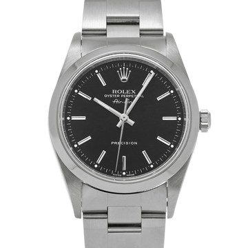 ロレックス エアキング 14000M ブラック メンズ 時計 【中古】【wristwatch】