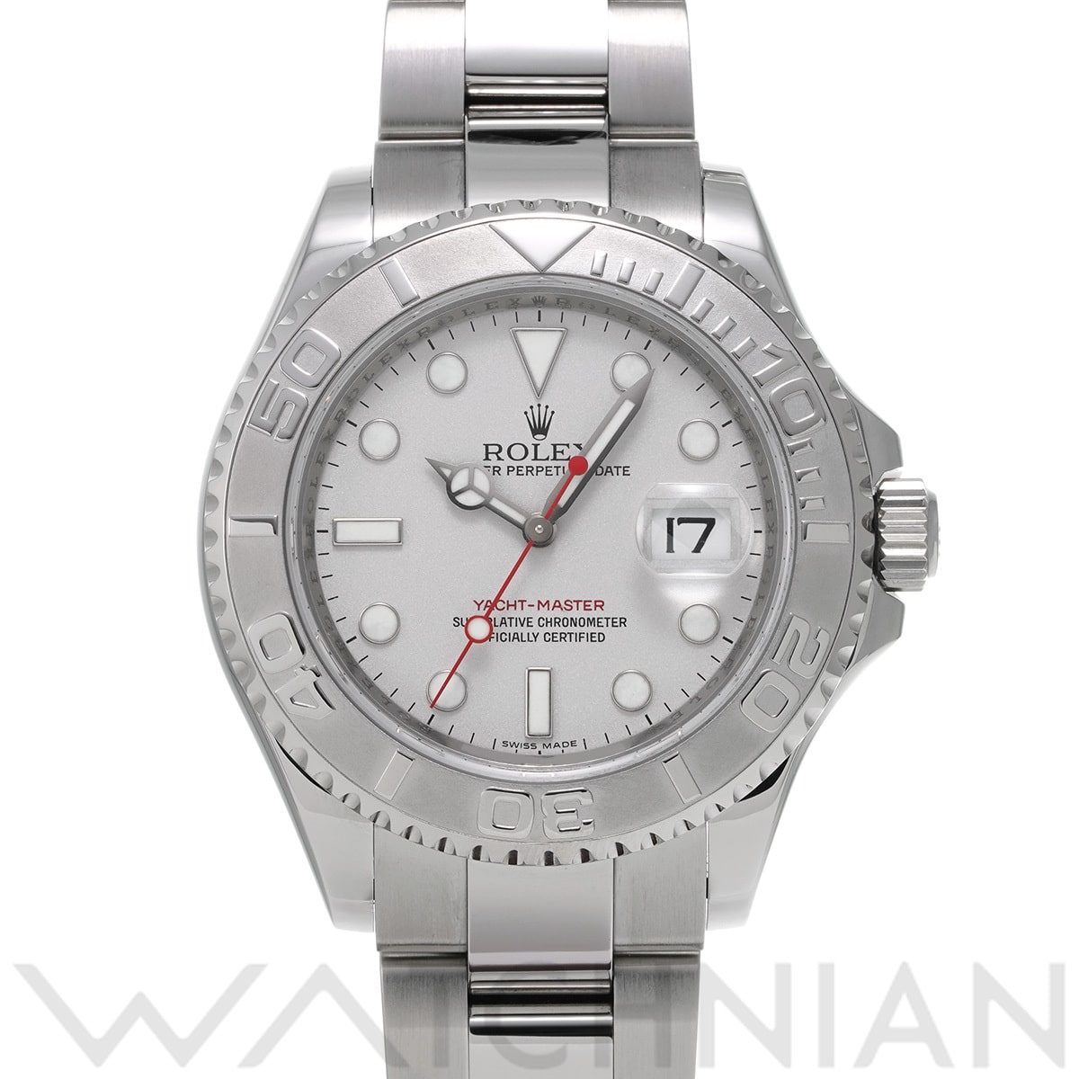 ロレックス ヨットマスター ロレジウム 16622 グレー メンズ 時計 【中古】【wristwatch】