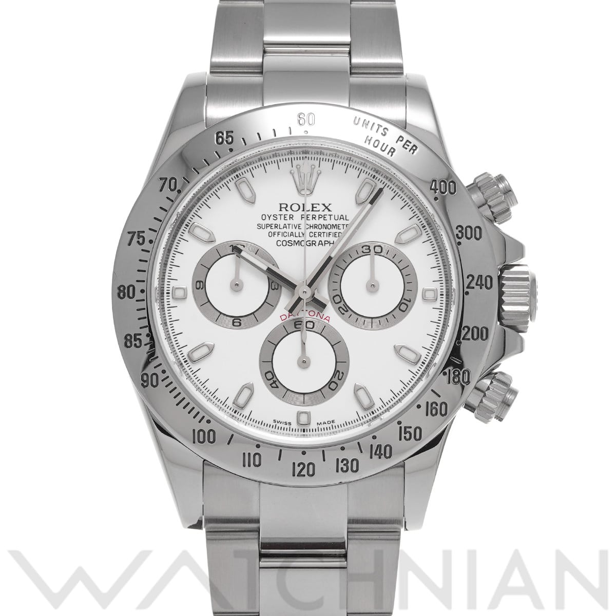 ロレックス コスモグラフ デイトナ 116520 ホワイト メンズ 時計 【中古】【wristwatch】