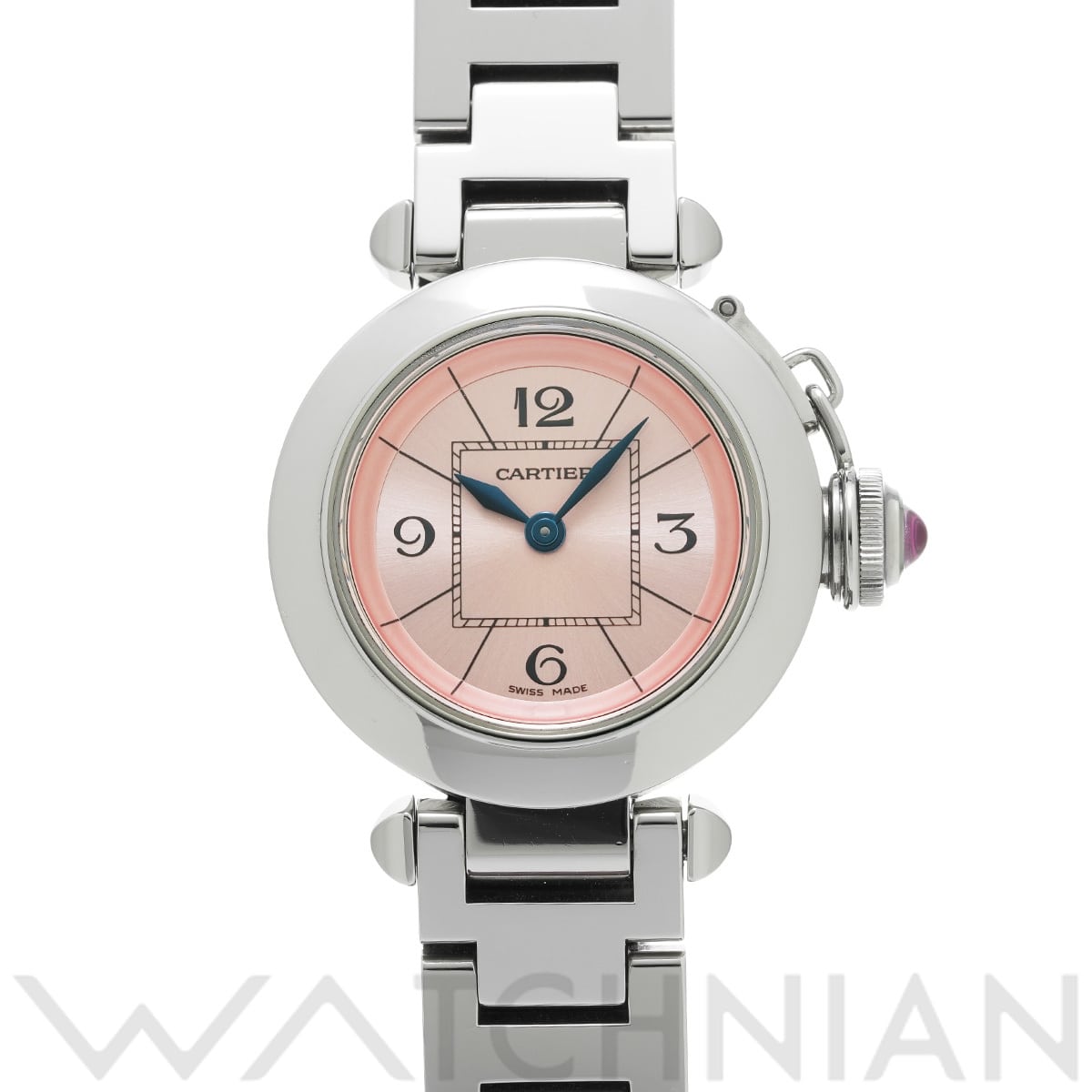 カルティエ ミスパシャ W3140008 ピンク レディース 時計 【中古】【wristwatch】