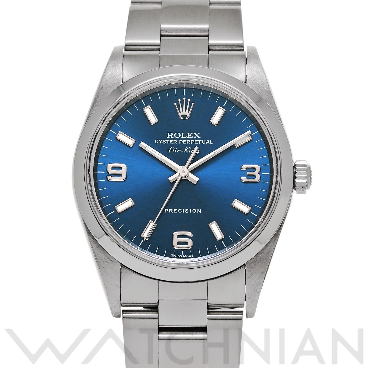 ロレックス エアキング 14000M ブルー メンズ 時計 【中古】【wristwatch】