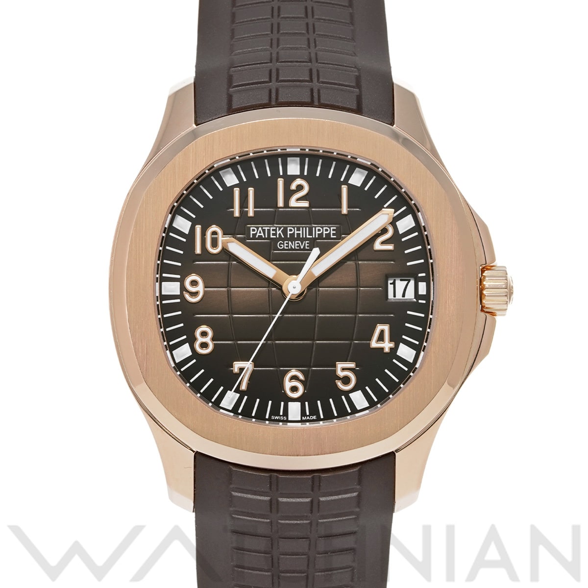 パテック フィリップ アクアノート 5167R-001 ブラウン・エンボス メンズ 時計 【中古】【wristwatch】
