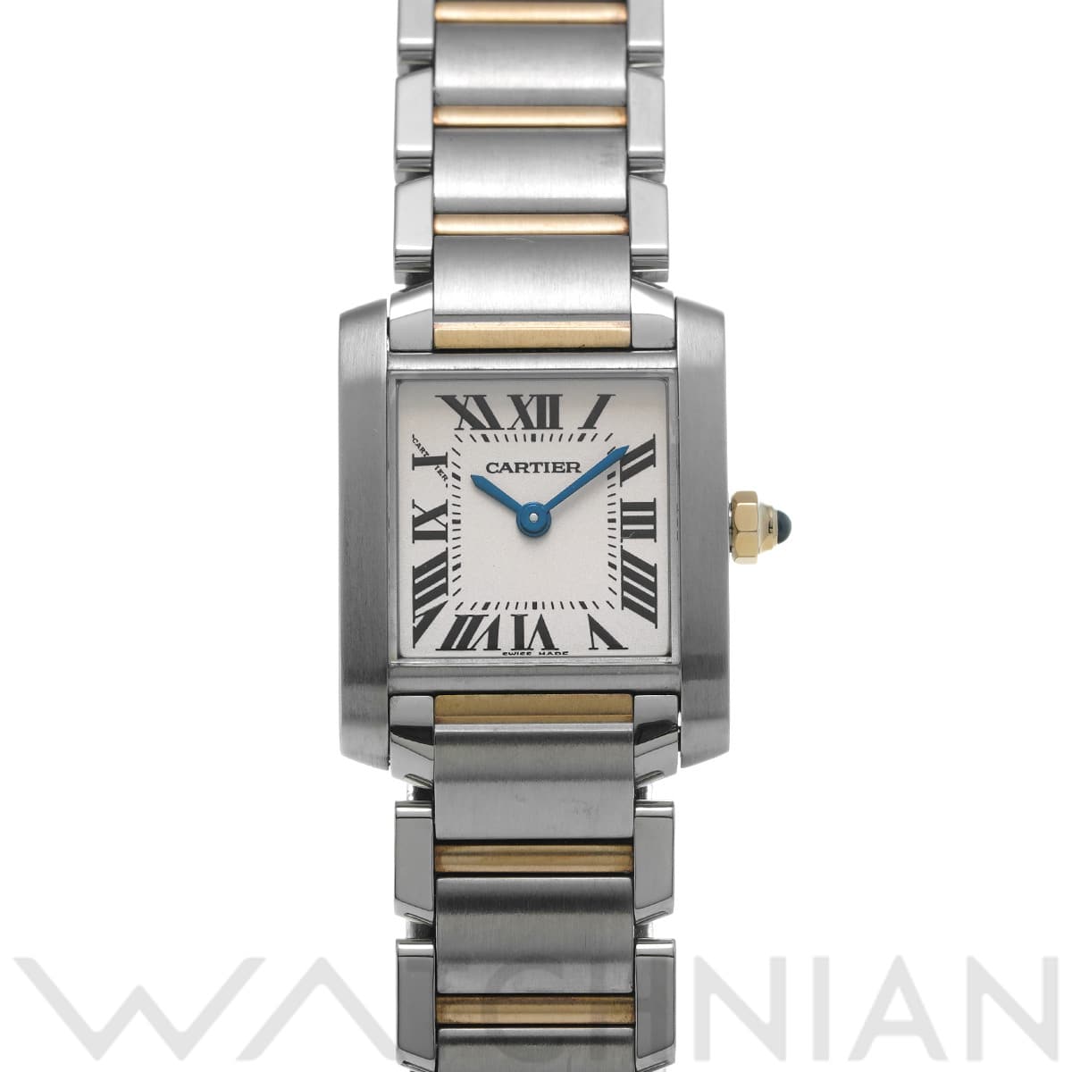 カルティエ タンク フランセーズ SM W51007Q4 シルバー レディース 時計 【中古】【wristwatch】