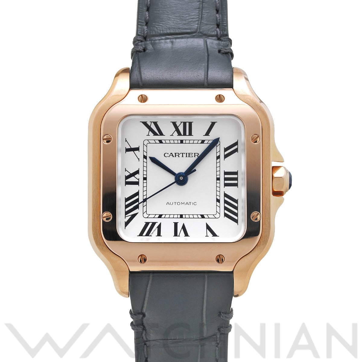 カルティエ サントス ドゥ カルティエ MM WGSA0028 シルバー ユニセックス 時計 【中古】【wristwatch】