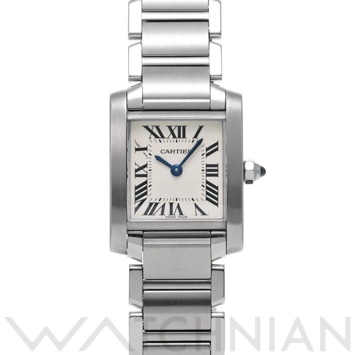 カルティエ タンクフランセーズ SM　 2384 シルバー レディース 時計 【中古】【wristwatch】