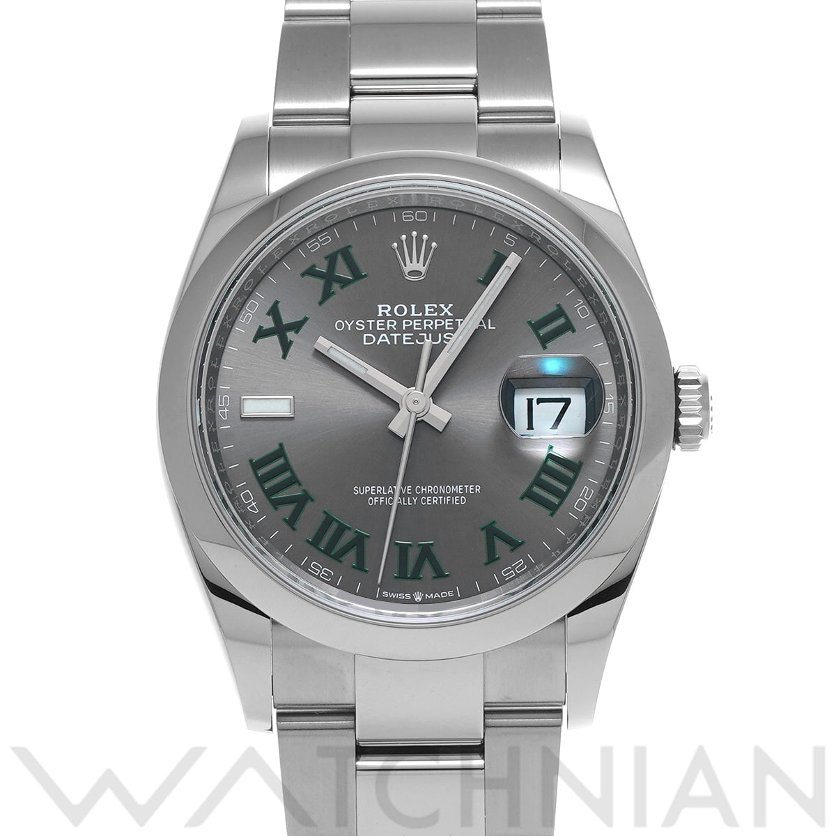 ロレックス デイトジャスト 36 126200 スレート メンズ 時計 【中古】【wristwatch】