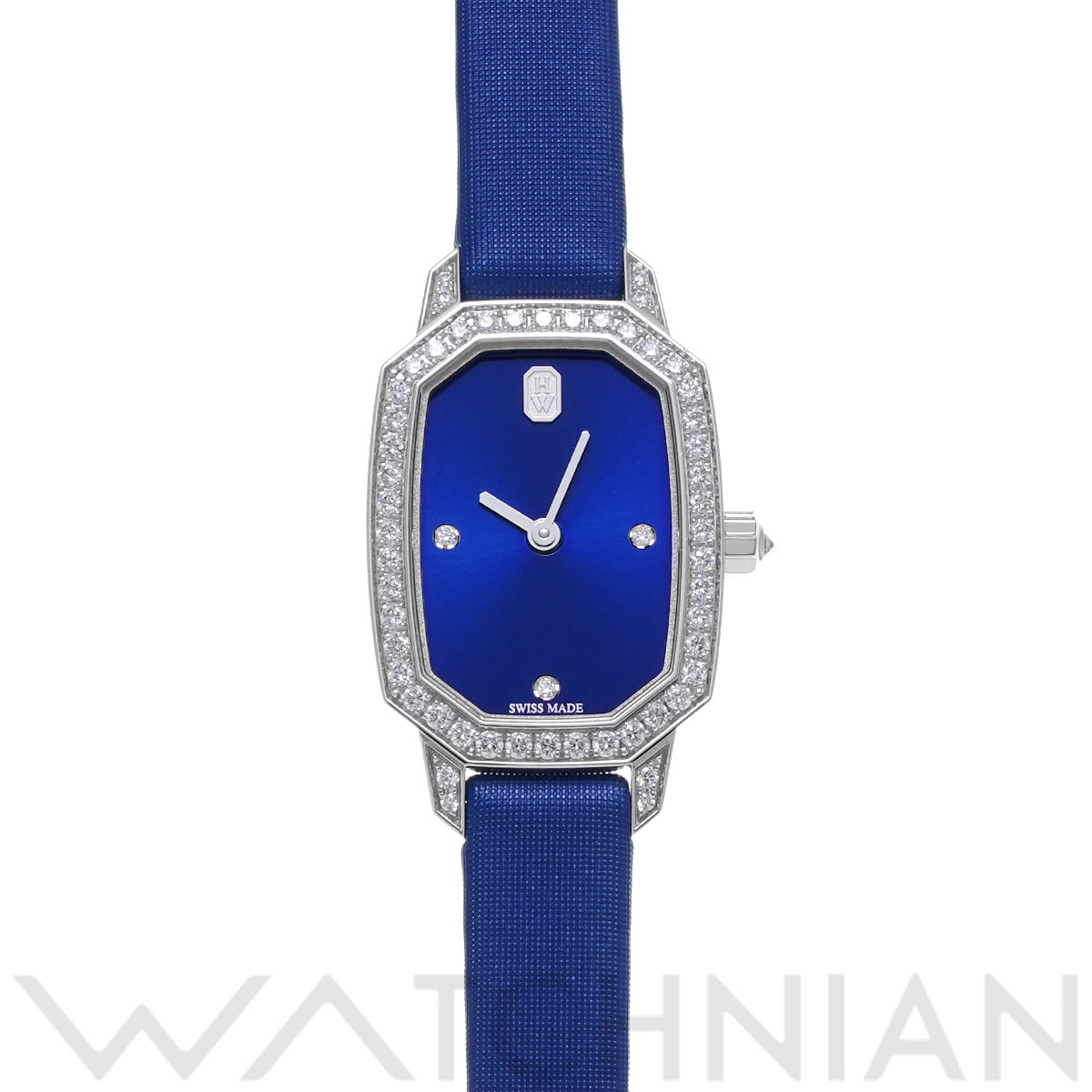 ハリー ウィンストン エメラルド EMEQHM18WW001 ブルー レディース 時計 【中古】【wristwatch】