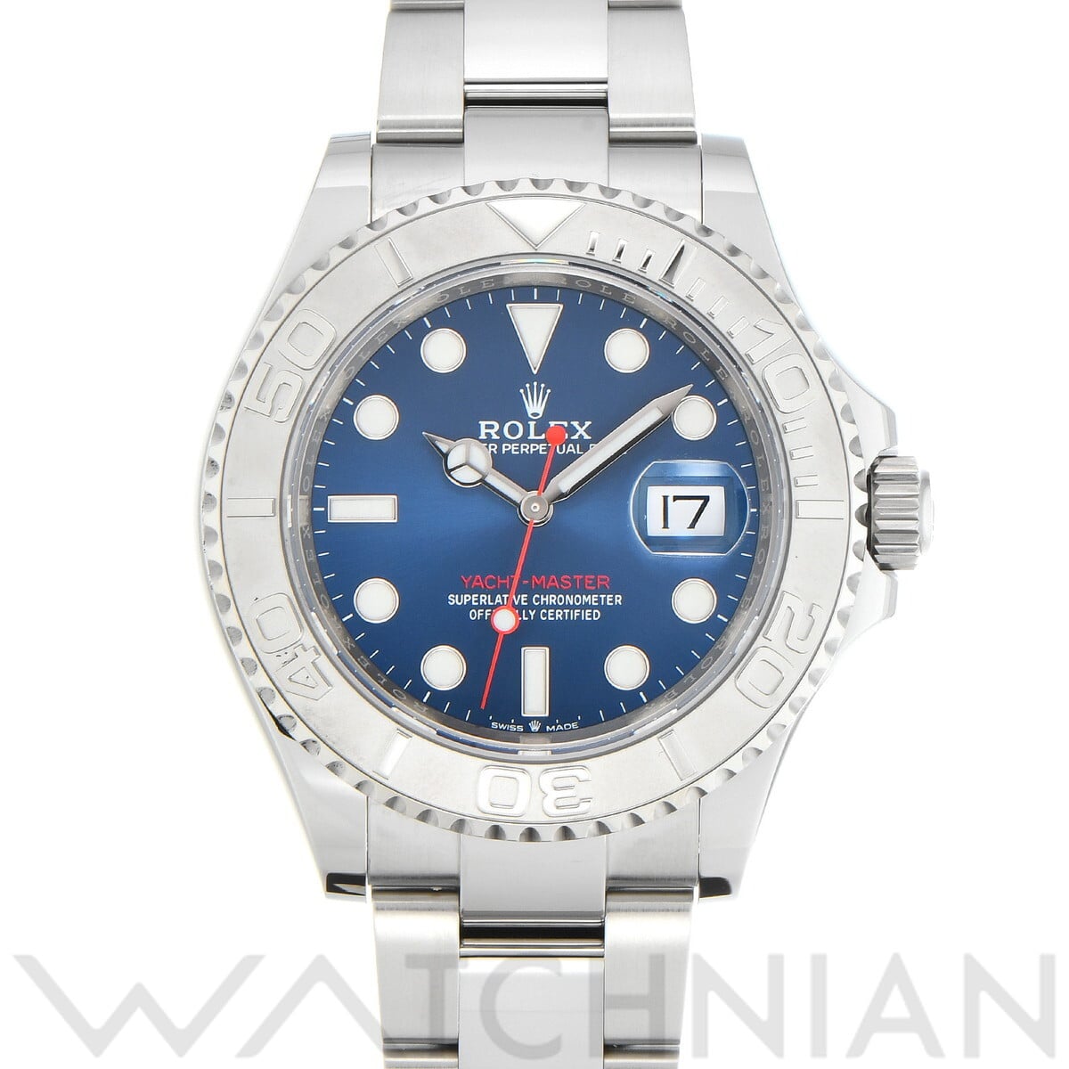 ロレックス ヨットマスター 40 126622 ブライトブルー メンズ 時計 【中古】【wristwatch】