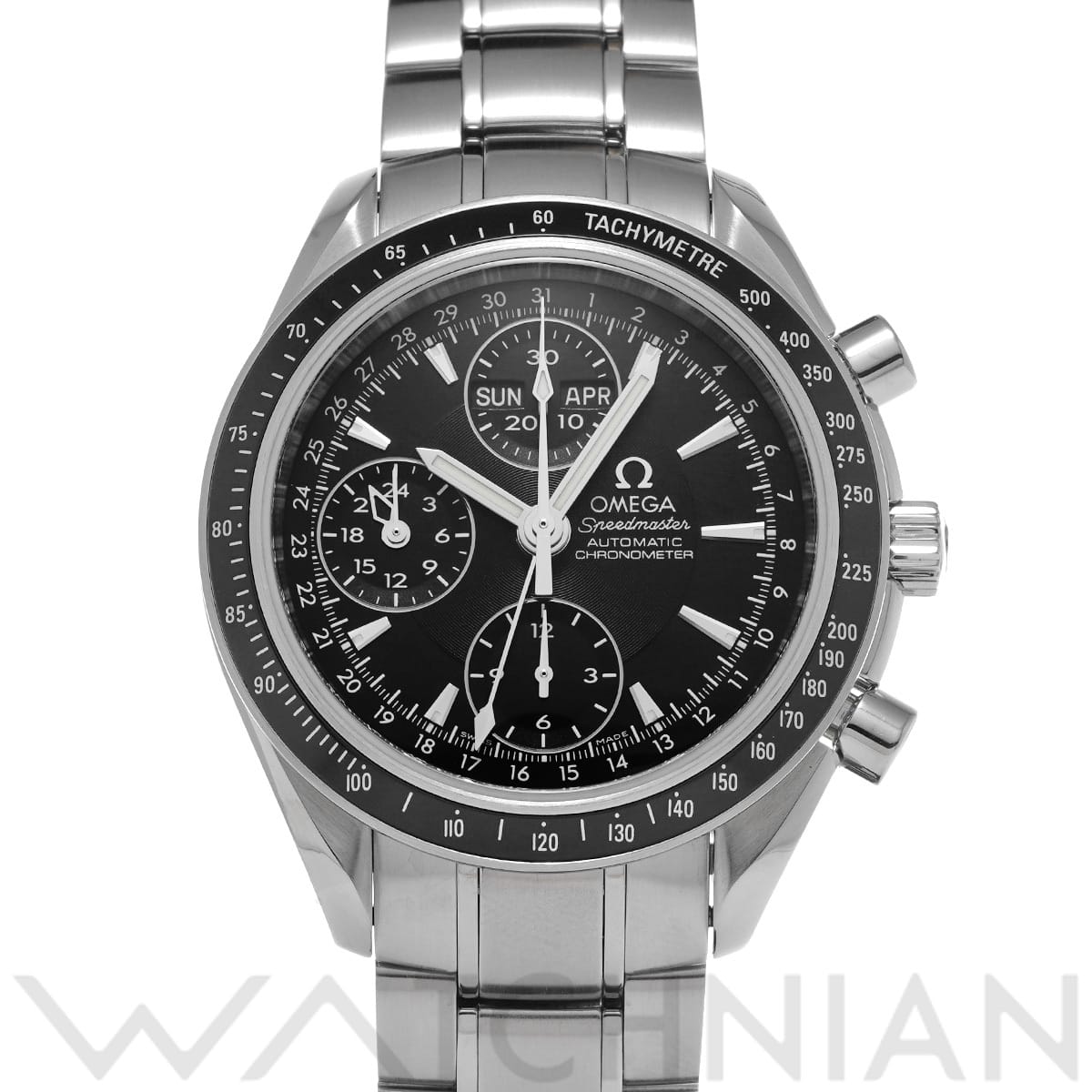オメガ スピードマスター トリプルカレンダー 3220.50 ブラック メンズ 時計 【中古】【wristwatch】