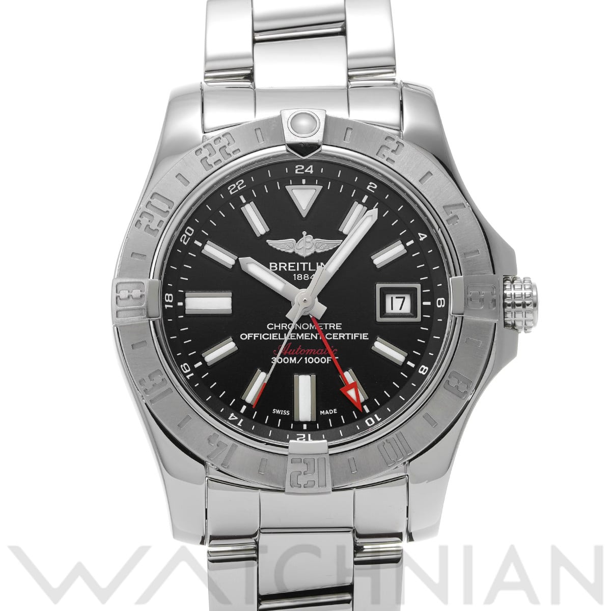 ブライトリング アベンジャーII GMT A3239011/BC35 ブラック メンズ 時計 【中古】【wristwatch】