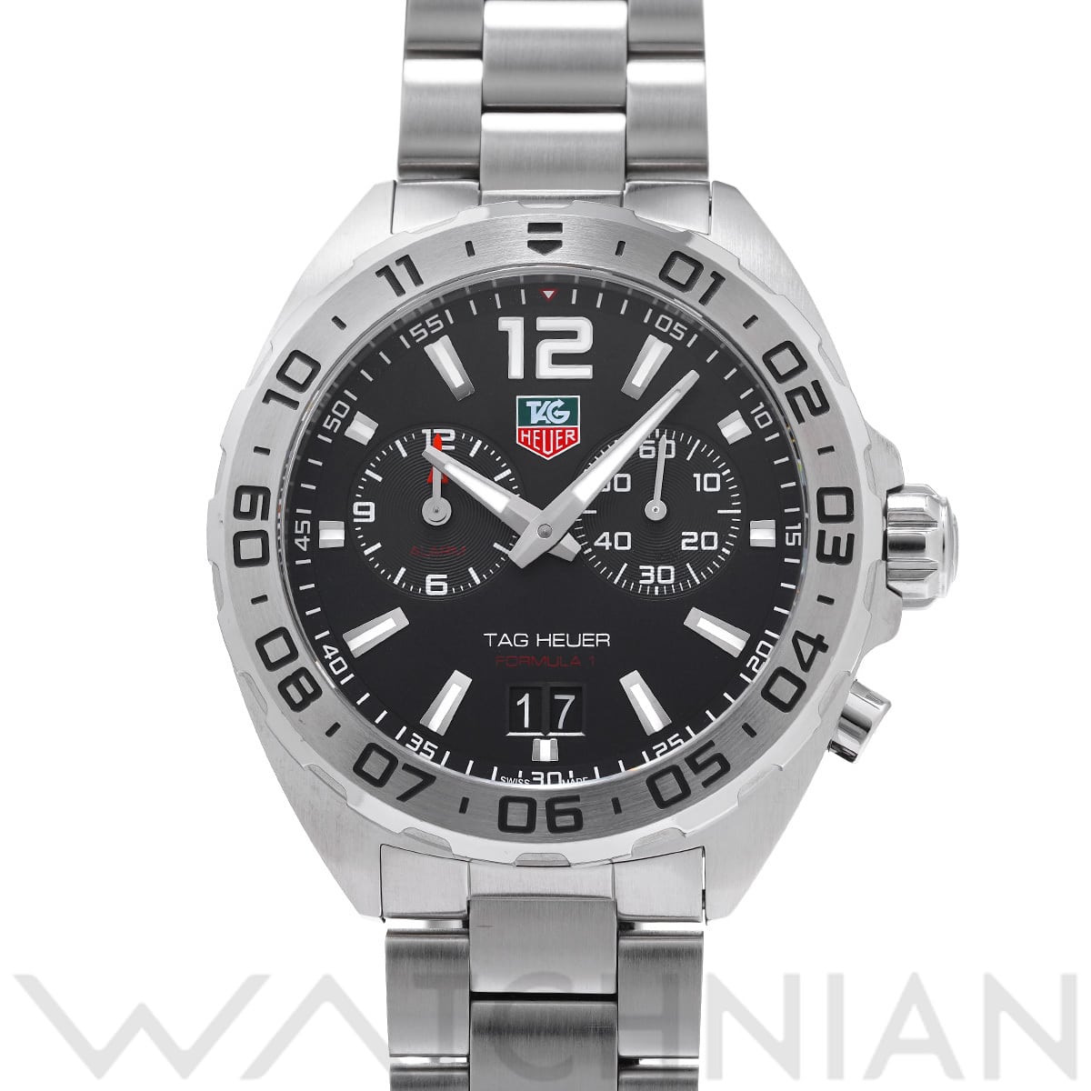 タグ ホイヤー フォーミュラ1 クォーツ WAZ111A.BA0875 ブラック メンズ 時計 【中古】【wristwatch】