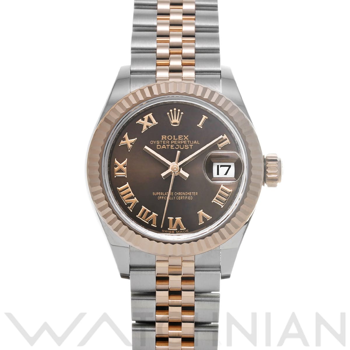 ロレックス レディ デイトジャスト 28 279171 チョコレート レディース 時計 【中古】【wristwatch】