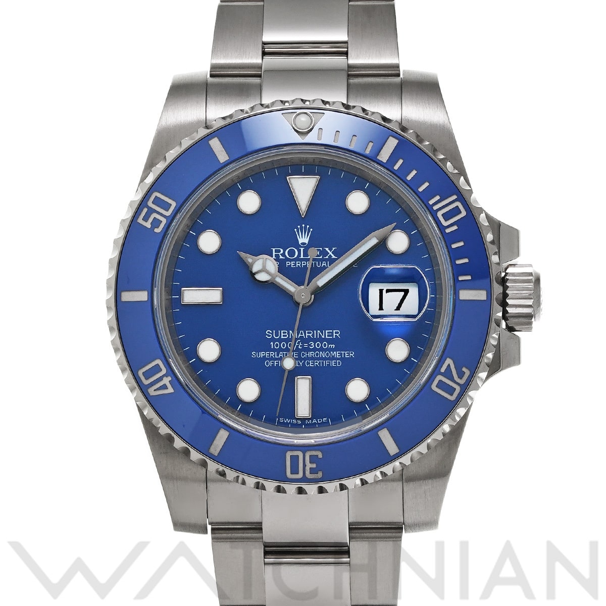 ロレックス サブマリーナ デイト 116619LB ブルー メンズ 時計 【中古】【wristwatch】