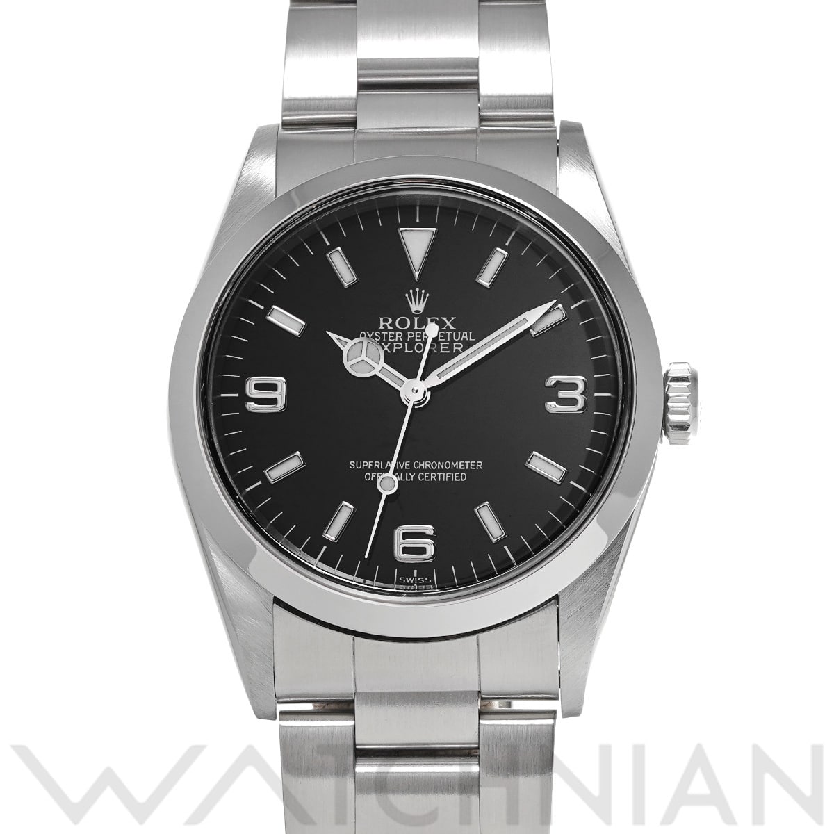 ロレックス エクスプローラー 14270 ブラック メンズ 時計 【中古】【wristwatch】