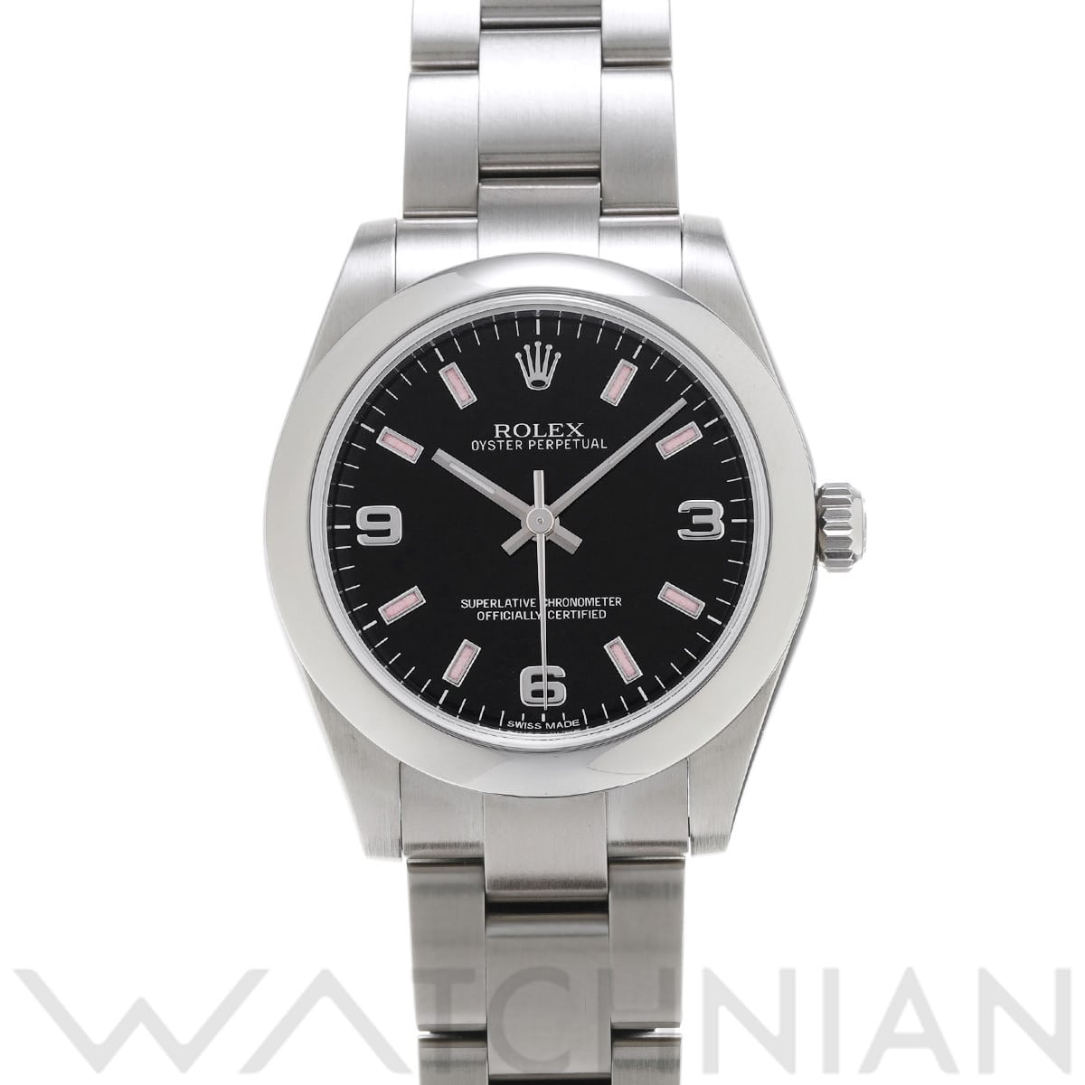 ロレックス オイスターパーペチュアル 31 177200 ブラック ユニセックス 時計 【中古】【wristwatch】