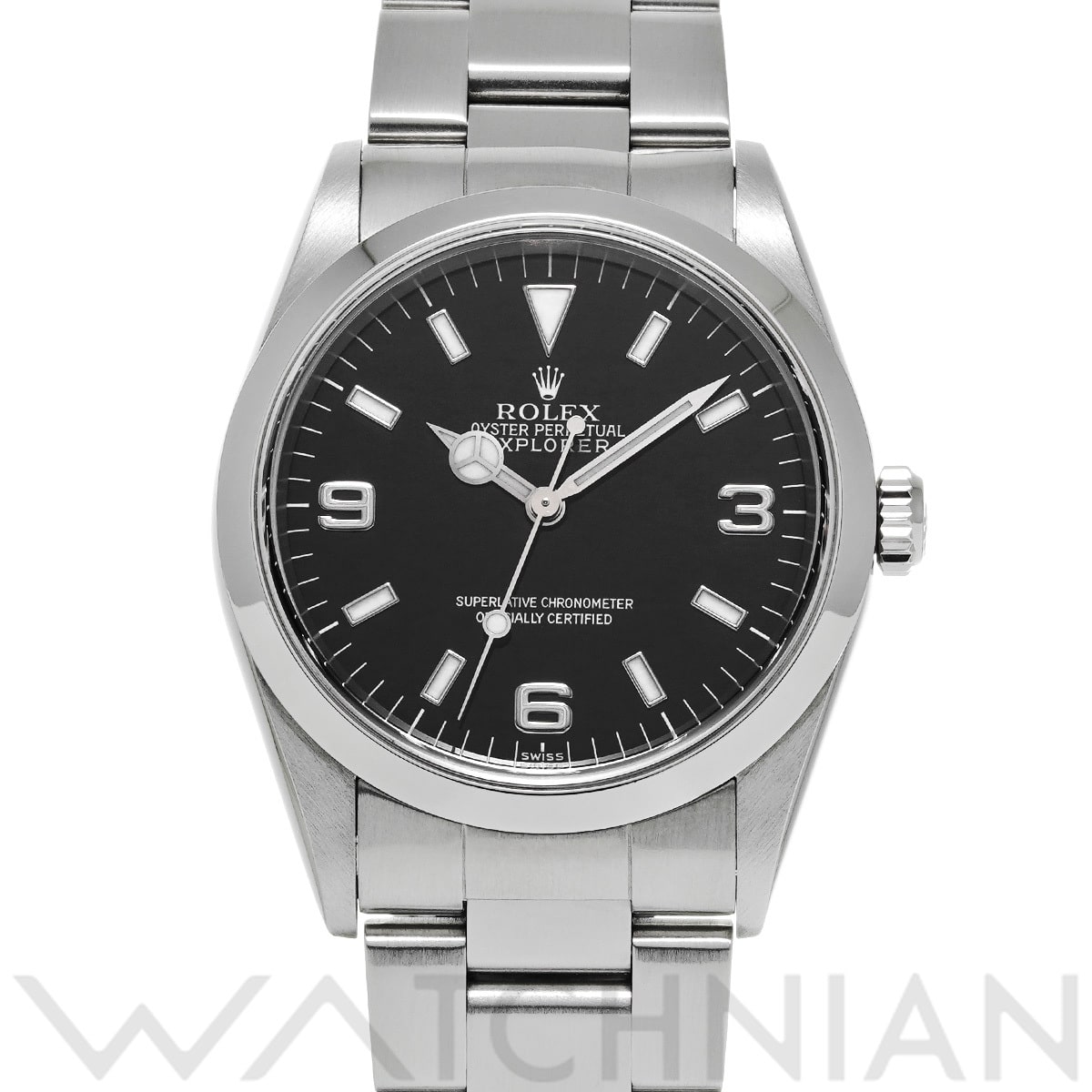 ロレックス エクスプローラー 14270 ブラック メンズ 時計 【中古】【wristwatch】