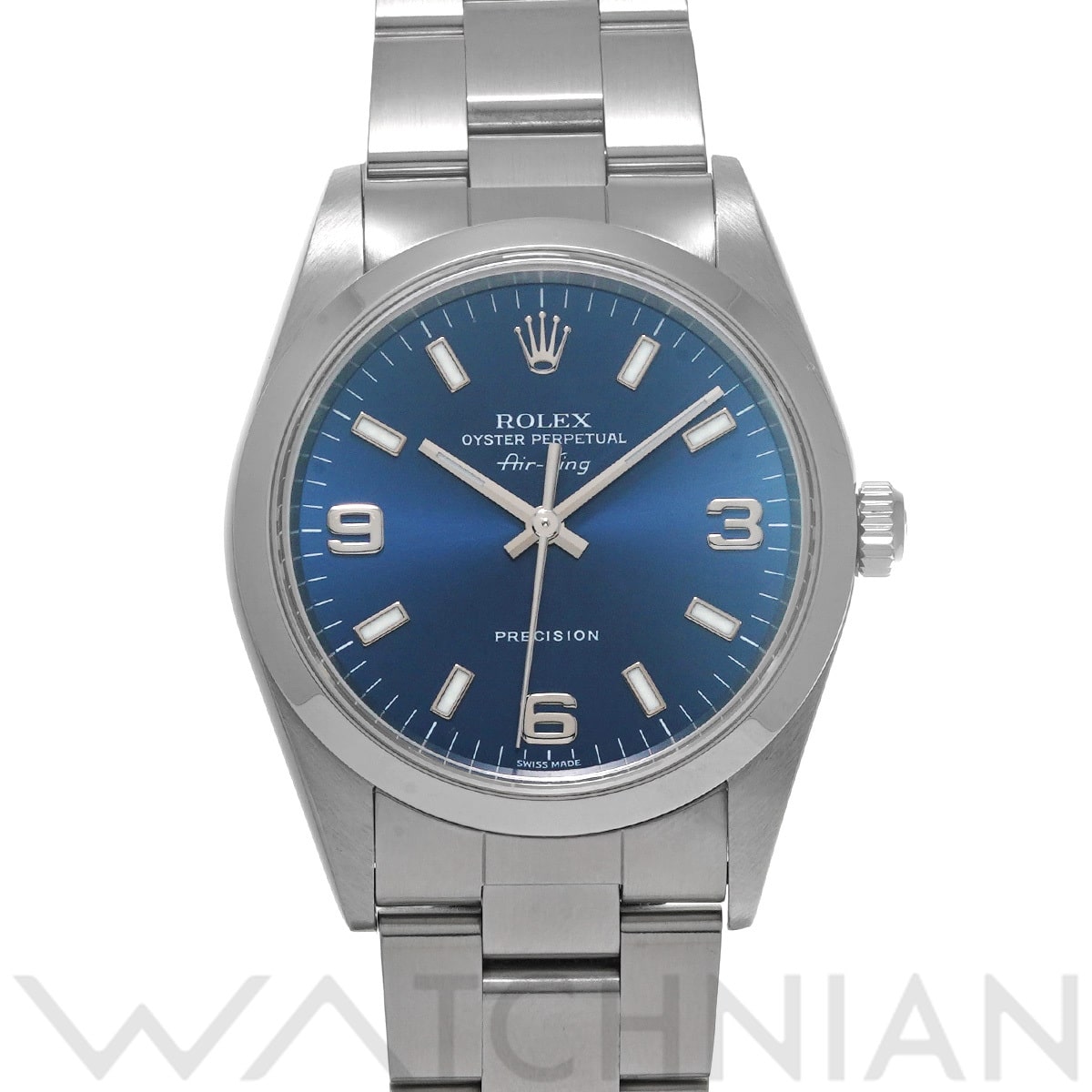 ロレックス エアキング 14000 ブルー メンズ 時計 【中古】【wristwatch】