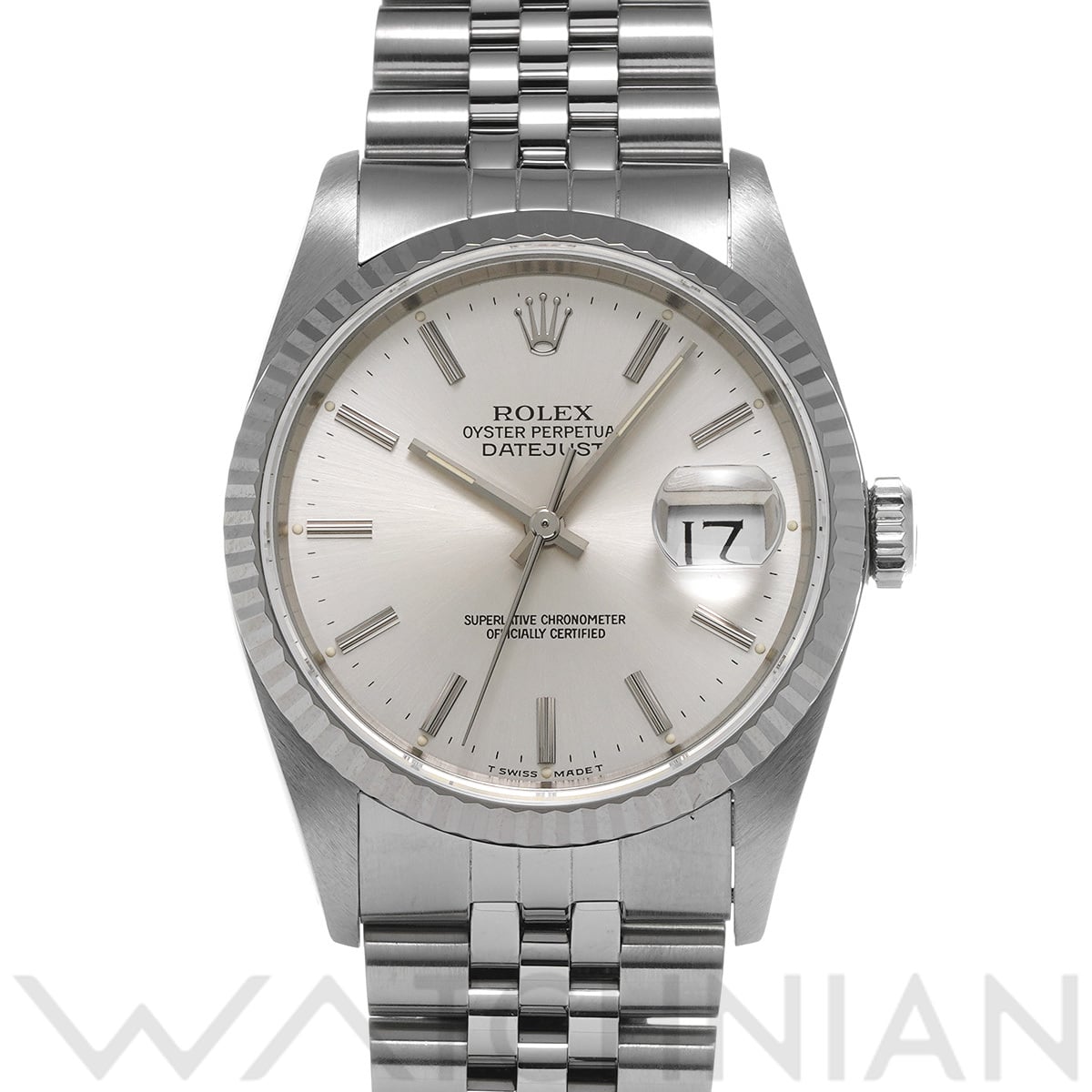 ロレックス デイトジャスト 16234 シルバー メンズ 時計 【中古】【wristwatch】