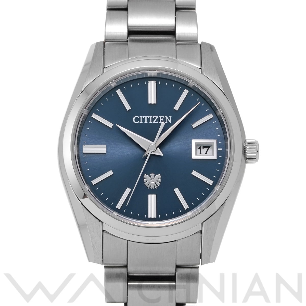 シチズン ザ・シチズン エコドライブ AQ4080-52L ブルー メンズ 時計 【中古】【wristwatch】