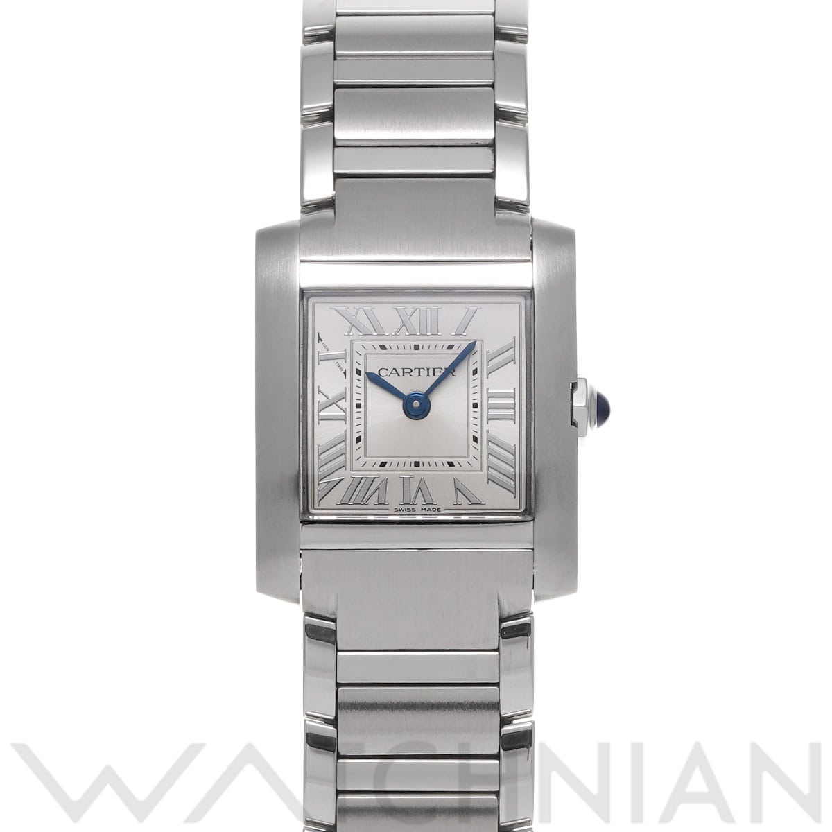 カルティエ タンクフランセーズ SM　 WSTA0065 シルバー レディース 時計 【中古】【wristwatch】