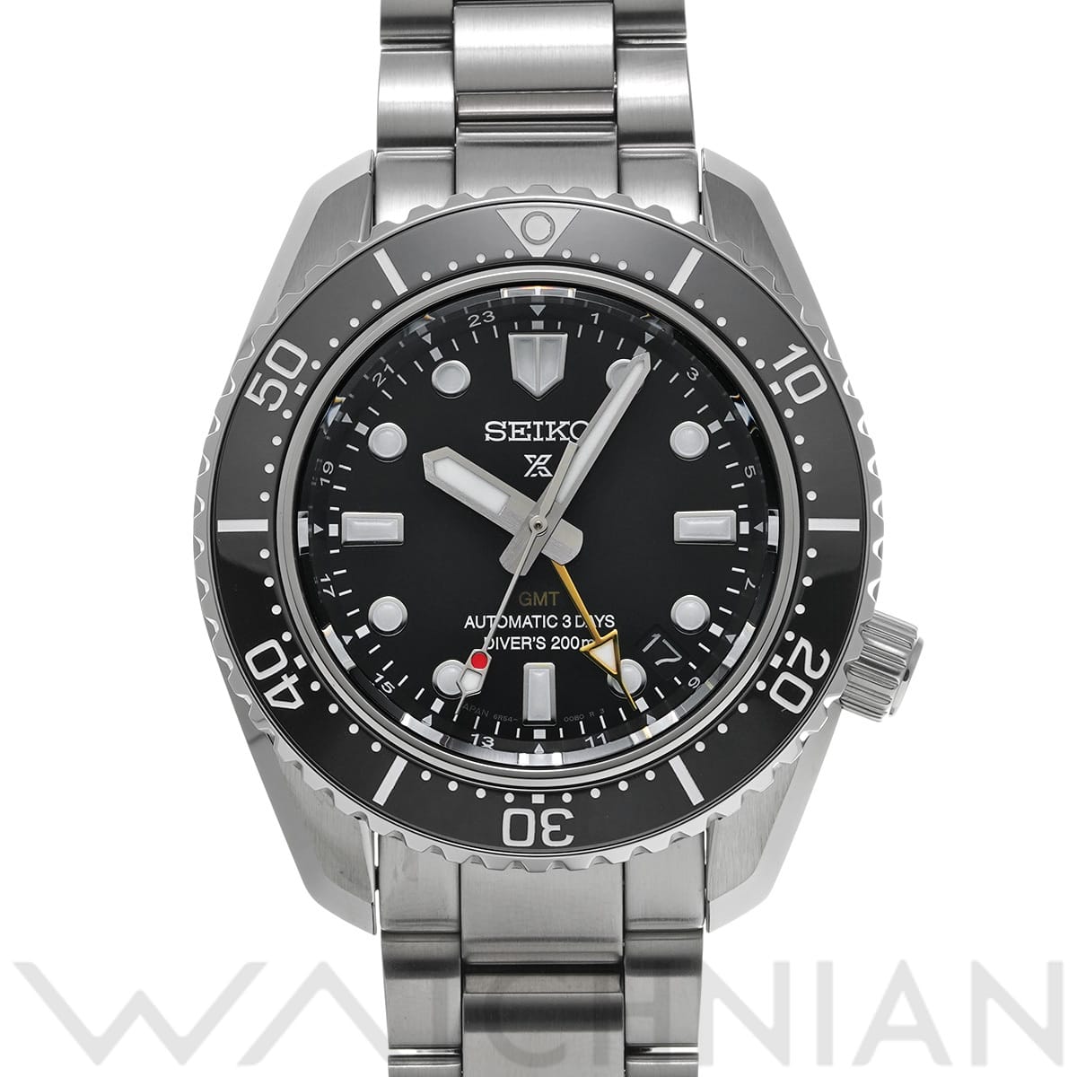 セイコー プロスペックス ダイバースキューバ 1968 メカニカルダイバーズ SBEJ011 ブラック メンズ 時計 【中古】【wristwatch】