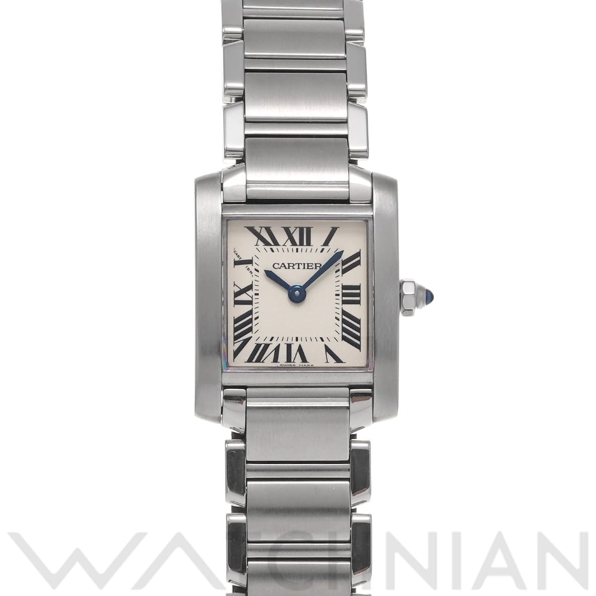 カルティエ タンクフランセーズ SM　 W51008Q3 シルバー レディース 時計 【中古】【wristwatch】
