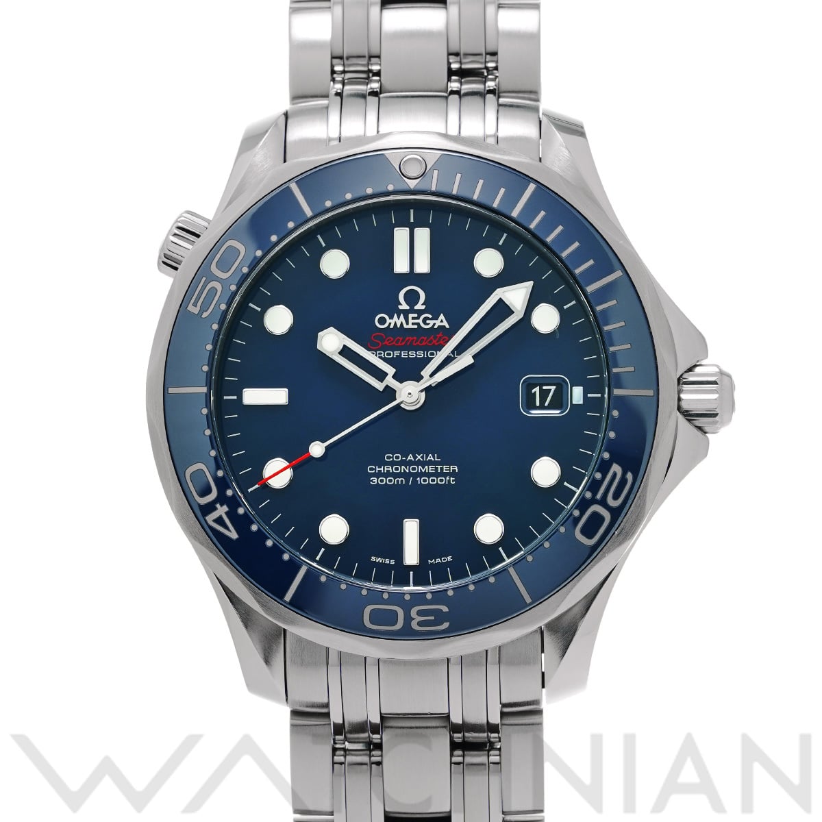 オメガ シーマスター ダイバー300 コーアクシャル 212.30.41.20.03.001 ブルー メンズ 時計 【中古】【wristwatch】