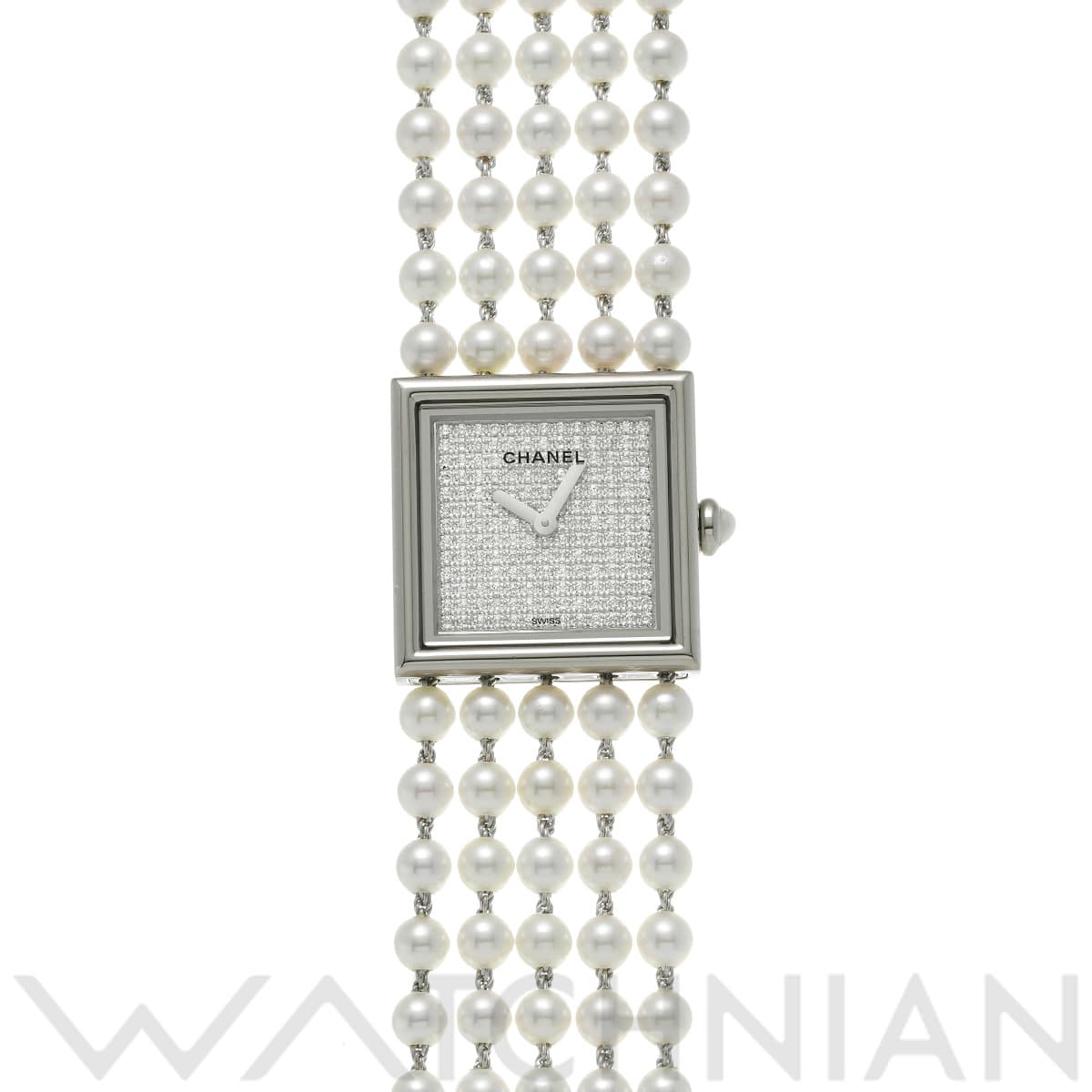シャネル マドモアゼル H1434 ダイヤモンド レディース 時計 【中古】【wristwatch】