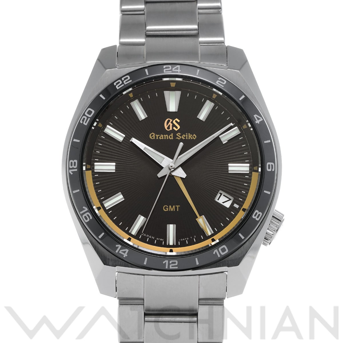 グランドセイコー スポーツコレクション クォーツ GMT 140th SBGN023 ブラック メンズ 時計 【中古】【wristwatch】