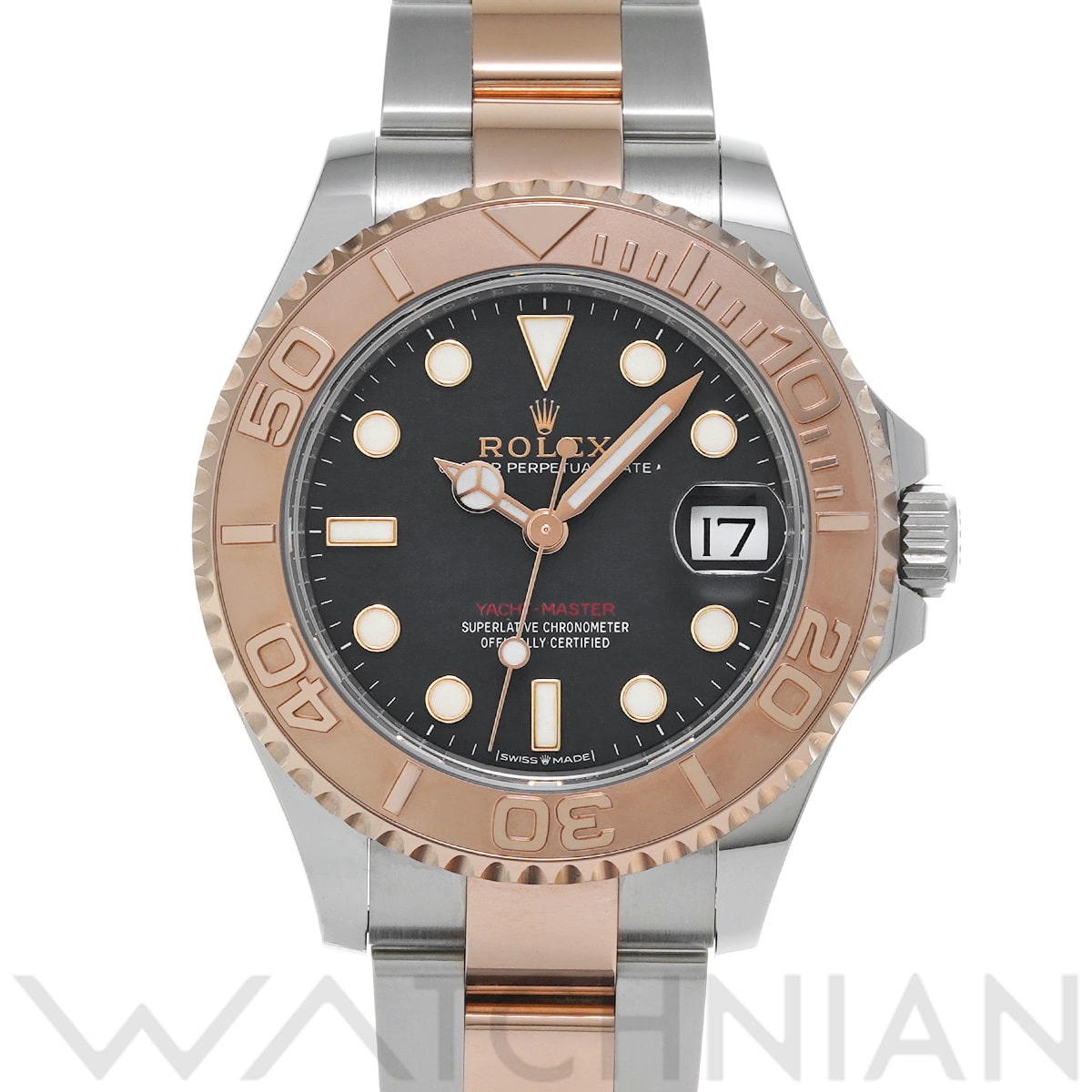 ロレックス ヨットマスター 37 268621 ブラック ユニセックス 時計 【中古】【wristwatch】