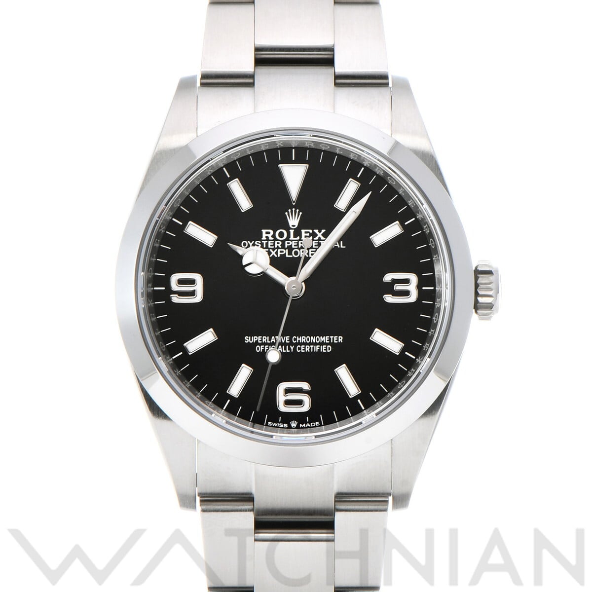 ロレックス エクスプローラー 36 124270 ブラック メンズ 時計 【中古】【wristwatch】