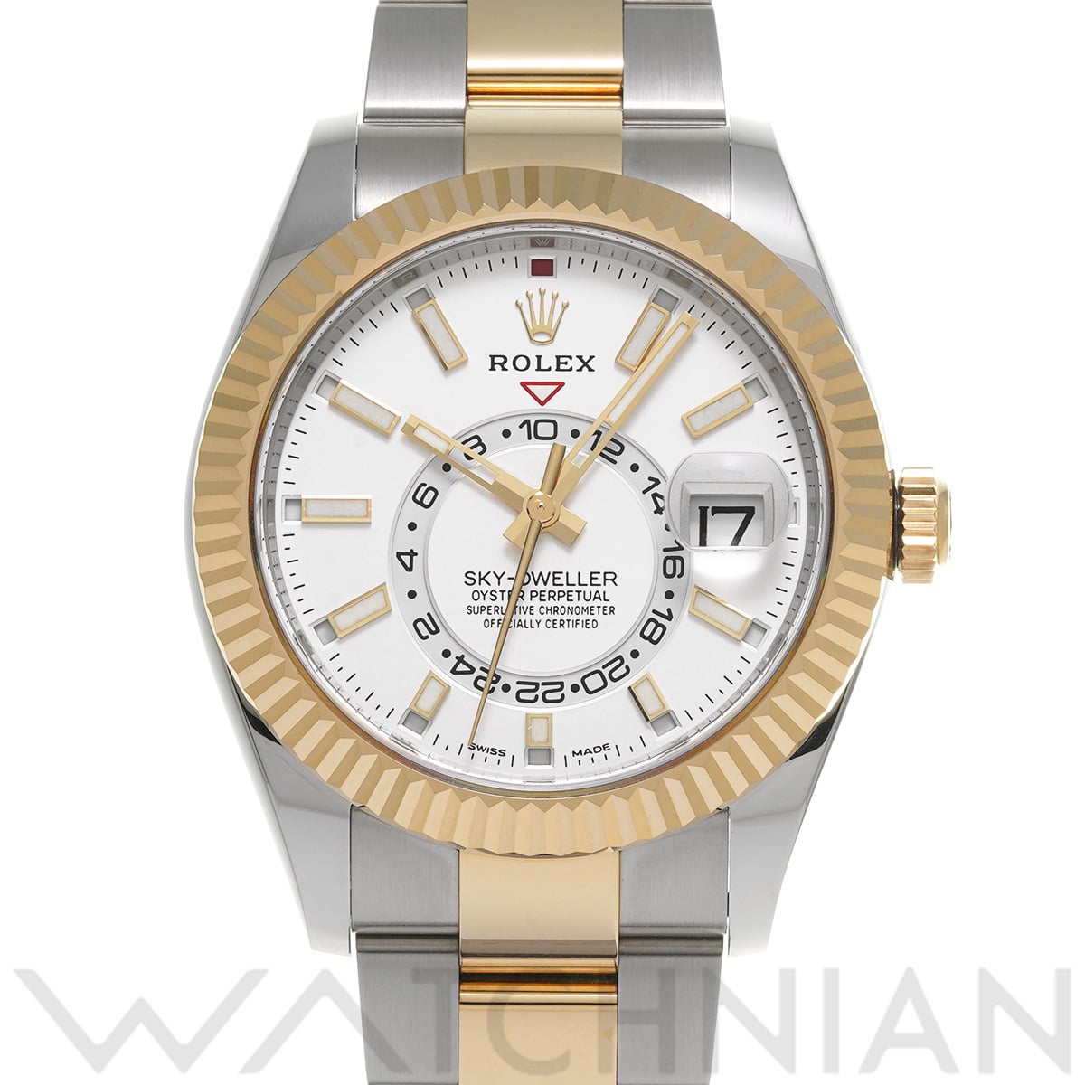 ロレックス スカイドゥエラー 326933 ホワイト メンズ 時計 【中古】【wristwatch】
