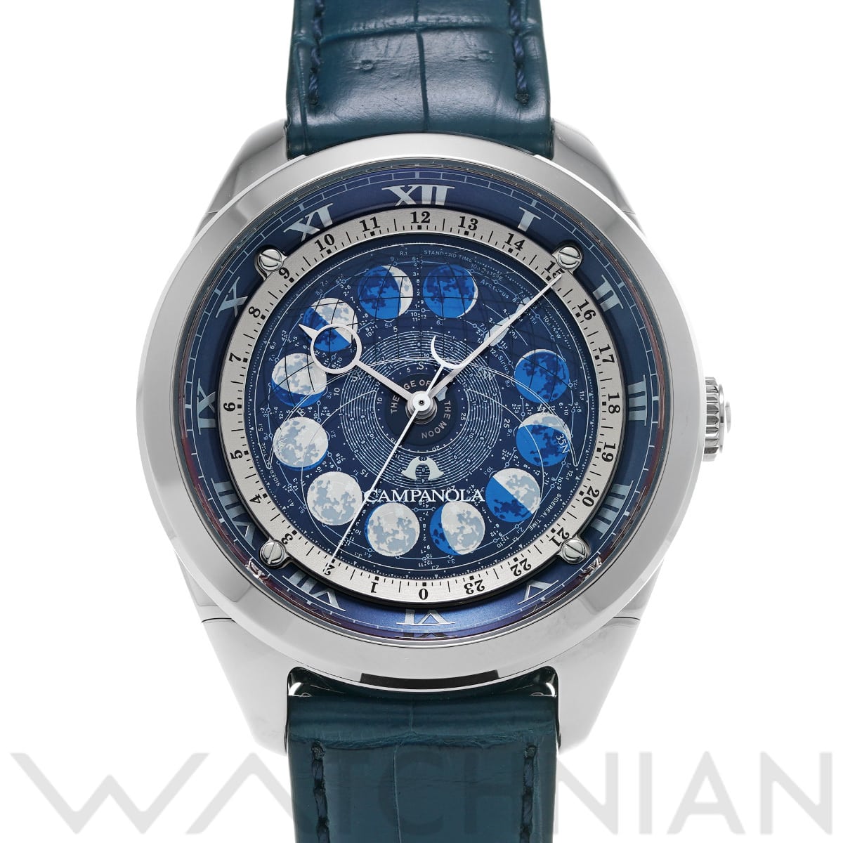 シチズン カンパノラ コスモサイン AA7800-02L ブルー メンズ 時計 【中古】【wristwatch】
