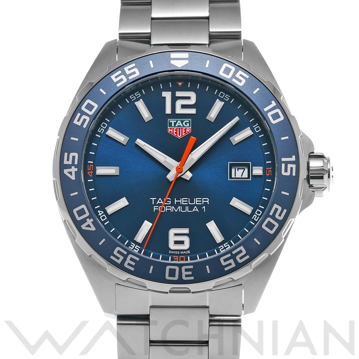 タグ ホイヤー フォーミュラ1 クォーツ WAZ1010.BA0842 ブルー メンズ 時計 【中古】【wristwatch】