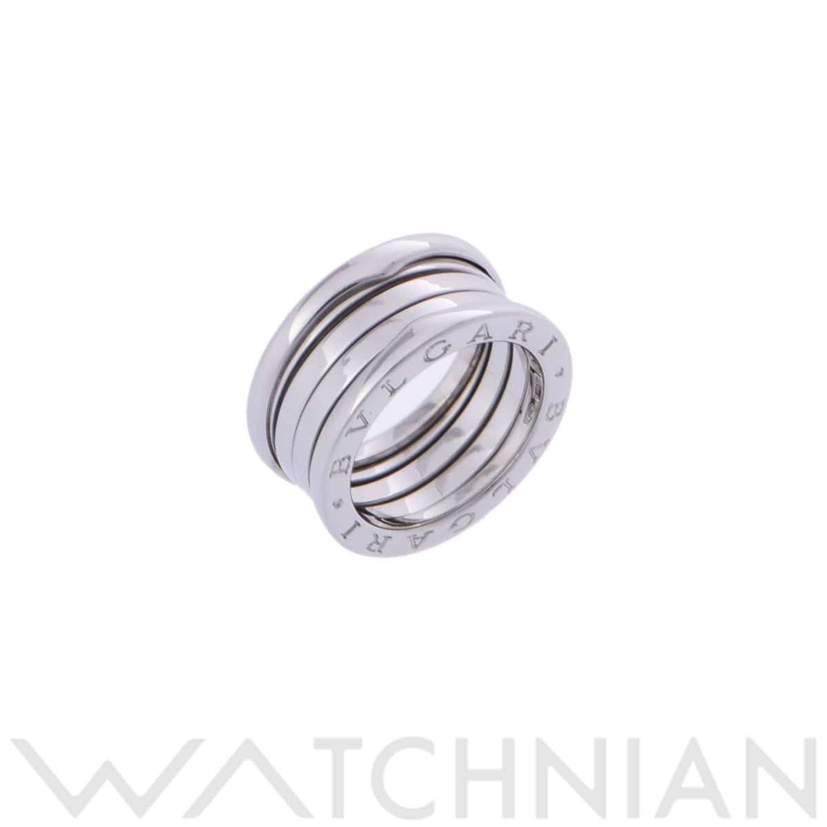 ブルガリ B.ZERO1 リング #52 シルバー K18ホワイトゴールド WG レディース ジュエリー 【中古】【jewelry】