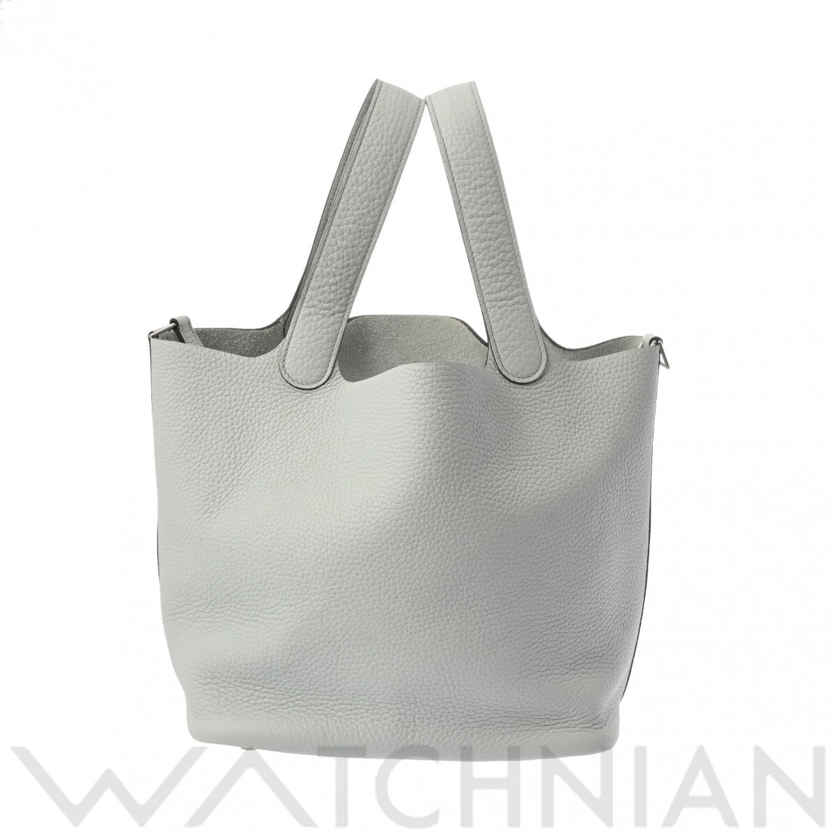 エルメス ピコタン ロック MM ブルーペール/パラジウム金具 トリヨンクレマンス レディース バッグ 【未使用】【bag】
