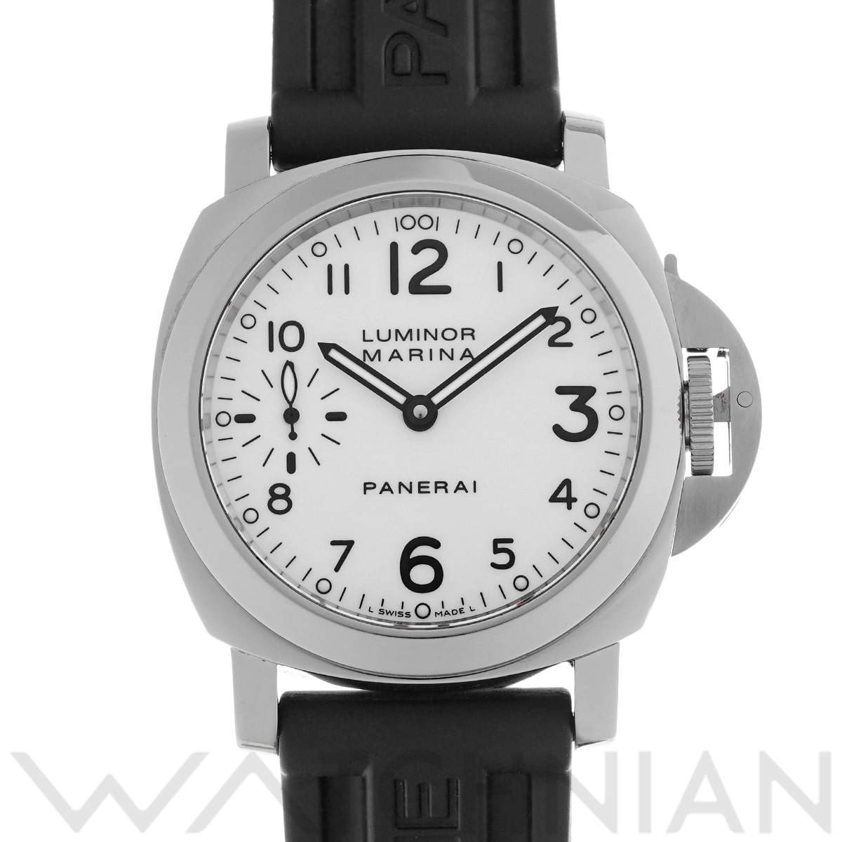 パネライ ルミノールマリーナ PAM00113 ホワイト メンズ 時計 【中古】【wristwatch】