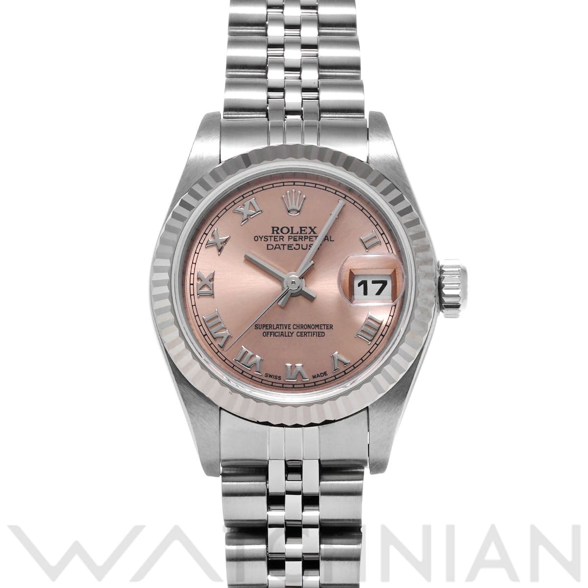 ロレックス デイトジャスト 79174 ピンク レディース 時計 【中古】【wristwatch】