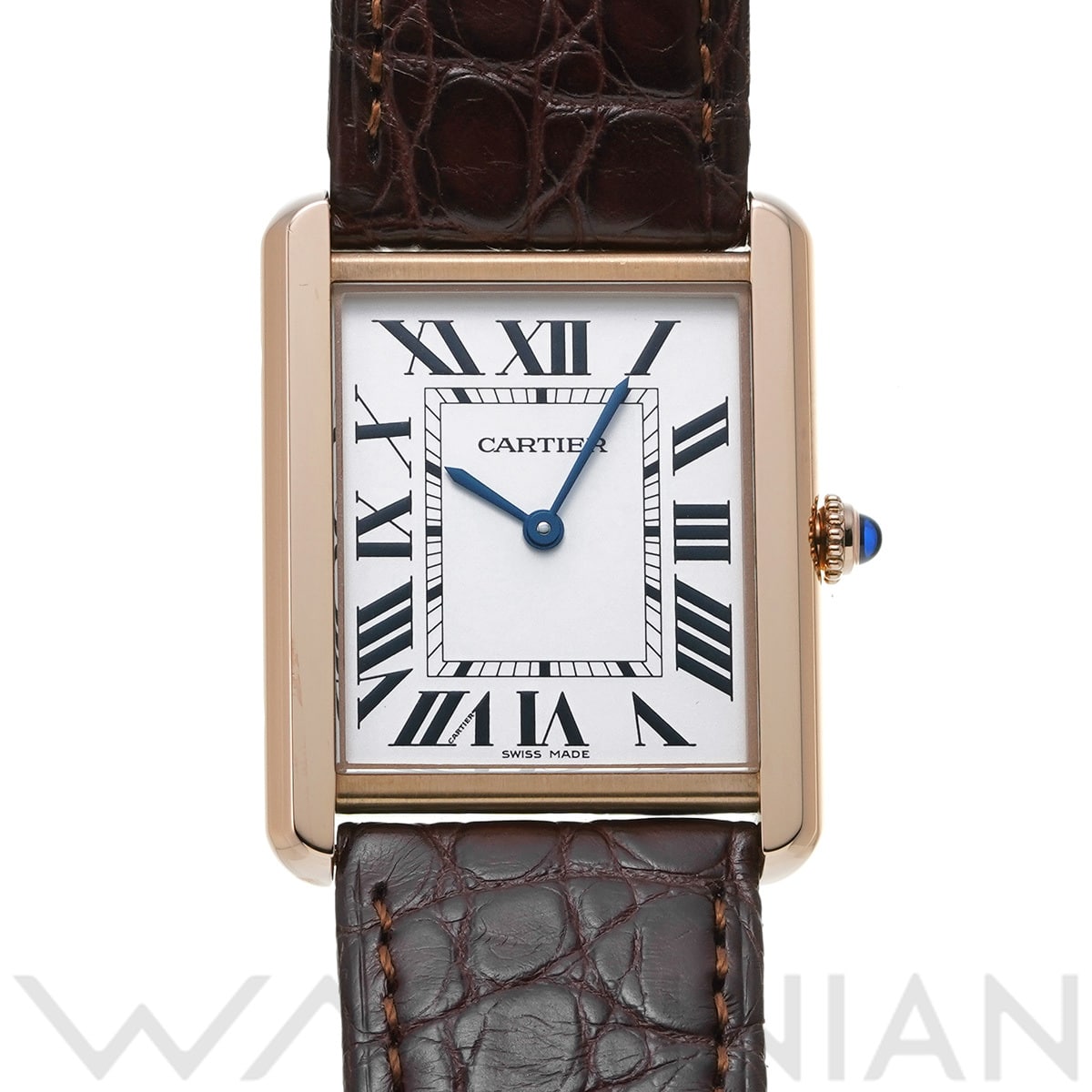 カルティエ タンク ソロ LM W5200025 シルバー メンズ 時計 【中古】【wristwatch】